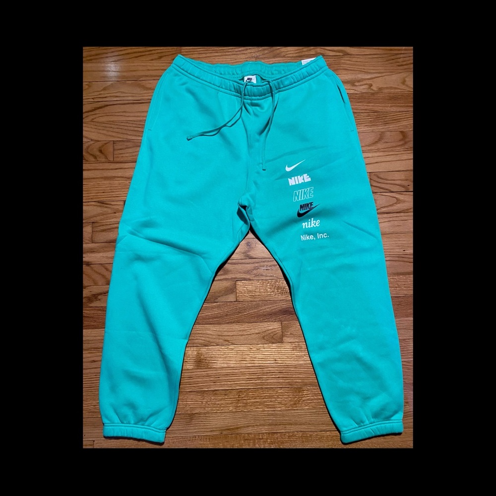 Nike Sportswear Swoosh Joggers Mint Foam Green Men’s Standard Fit sz XXL NEW!